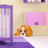 Autocolante decorativo infantil cão