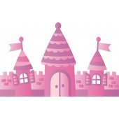 Autocolante decorativo infantil Castelo