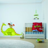 Autocolante decorativo infantil cavaleiros