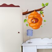 Autocolante decorativo infantil colméia