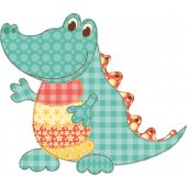 Autocolante decorativo infantil crocodilo