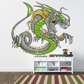 Autocolante decorativo infantil dragón