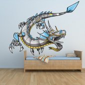 Autocolante decorativo infantil dragón