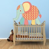 Autocolante decorativo infantil elefante