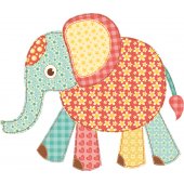 Autocolante decorativo infantil elefante