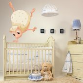 Autocolante decorativo infantil erizo