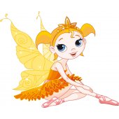 Autocolante decorativo infantil fada
