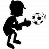 Autocolante decorativo infantil futebol