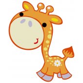 Autocolante decorativo infantil jirafa
