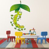 Autocolante decorativo infantil lagarta