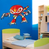 Autocolante decorativo infantil monstro