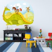 Autocolante decorativo infantil paisagem