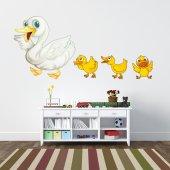 Autocolante decorativo infantil pato