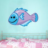 Autocolante decorativo infantil peixe