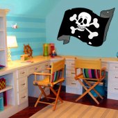 Autocolante decorativo infantil pirata