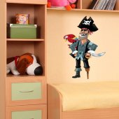 Autocolante decorativo infantil pirata