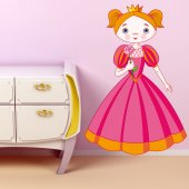 Autocolante decorativo infantil princesa