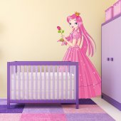 Autocolante decorativo infantil princesa