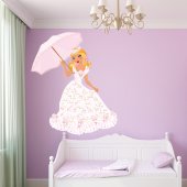 Autocolante decorativo infantil princesa