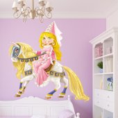 Autocolante decorativo infantil princesa