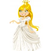 Autocolante decorativo infantil princesa