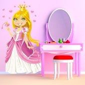 Autocolante decorativo infantil princesa