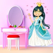 Autocolante decorativo infantil princesa