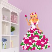 Autocolante decorativo infantil princesa