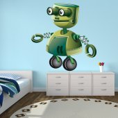 Autocolante decorativo infantil robôs