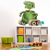 Autocolante decorativo infantil robôs