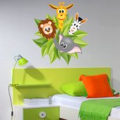 Autocolante decorativo infantil selva