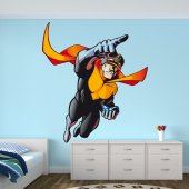 Autocolante decorativo infantil super-herói