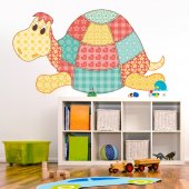 Autocolante decorativo infantil tartaruga