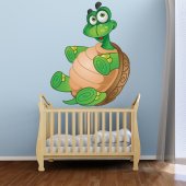 Autocolante decorativo infantil tartaruga