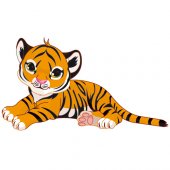 Autocolante decorativo infantil tigre