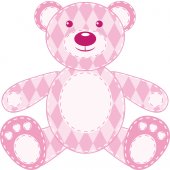Autocolante decorativo infantil Ursinho