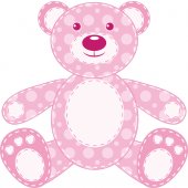 Autocolante decorativo infantil Ursinho