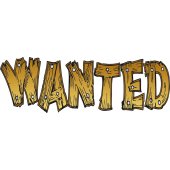 Autocolante decorativo infantil wanted