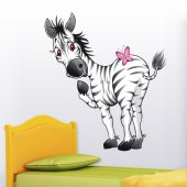 Autocolante decorativo infantil zebra