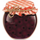 Autocolante decorativo jam jar