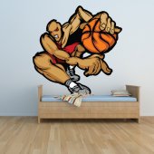 Autocolante decorativo jogador Basquetebol