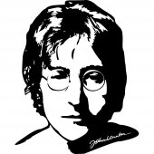 Autocolante decorativo john lennon