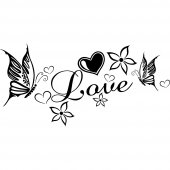 Autocolante decorativo love