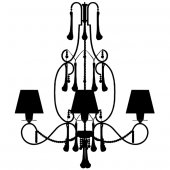 Autocolante decorativo lustre