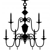 Autocolante decorativo lustre