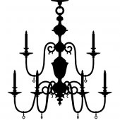 Autocolante decorativo lustre