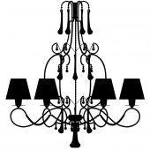 Autocolante decorativo lustre