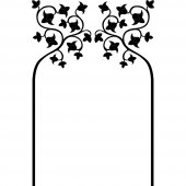 Autocolante decorativo oriental