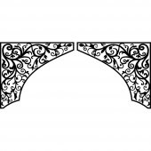 Autocolante decorativo oriental