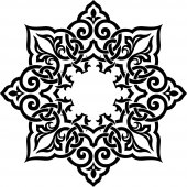 Autocolante decorativo oriental